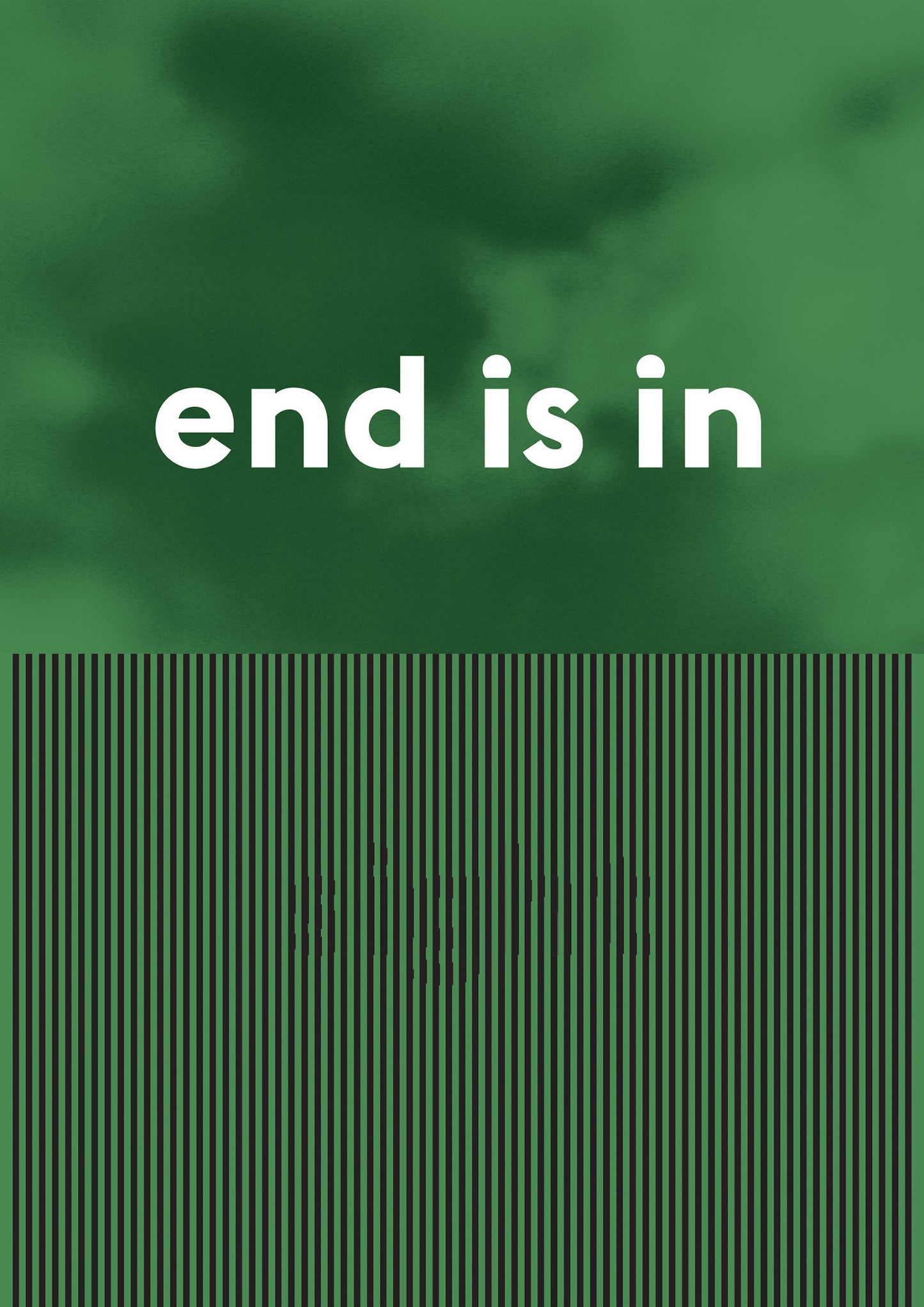 Running Poster: 'End Is In Sight' by Henry Obasi.