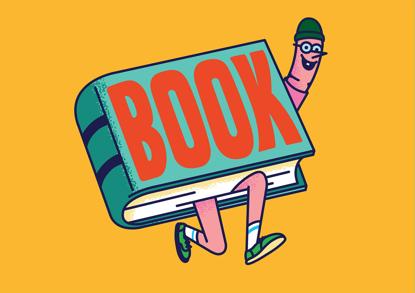 Running Poster: 'Book' by Rob Flowers.