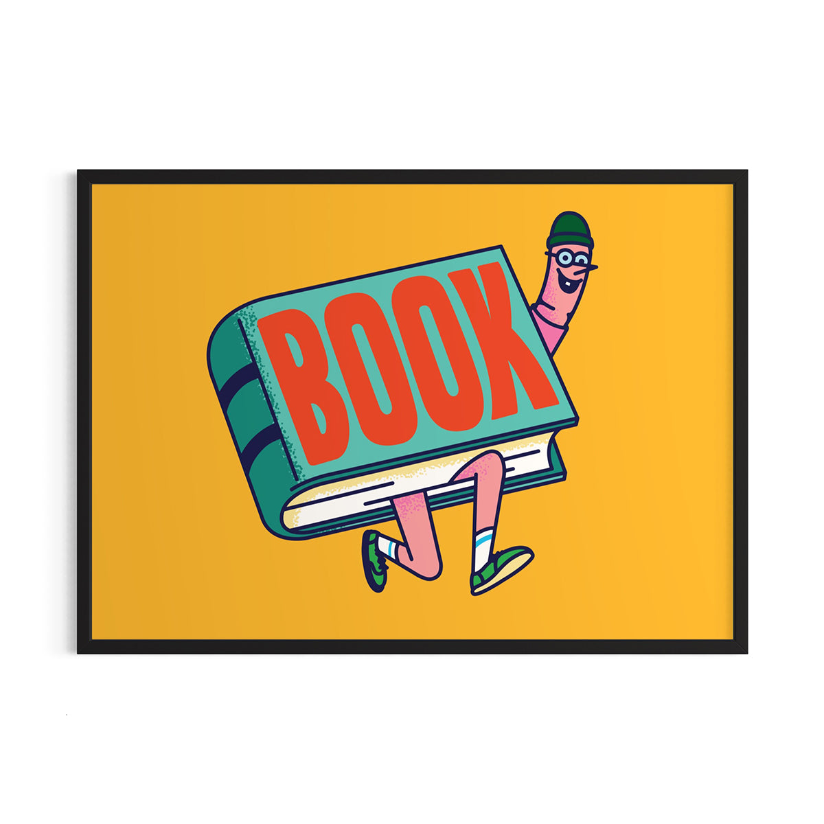 Running Poster: 'Book' by Rob Flowers. – Hit The Wall